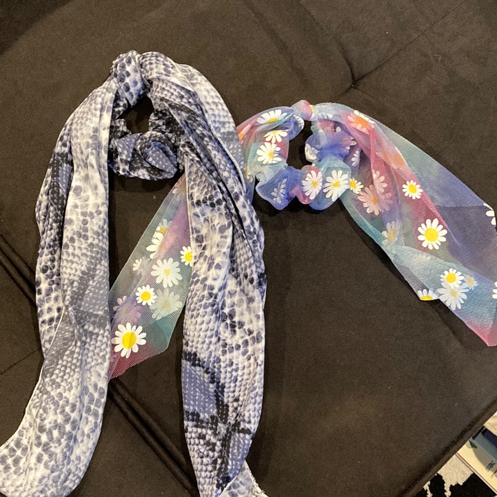 Tie Scrunchies